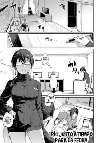 Shimekiri Girigiri Threesome - Tr�o justo a tiempo para la fecha